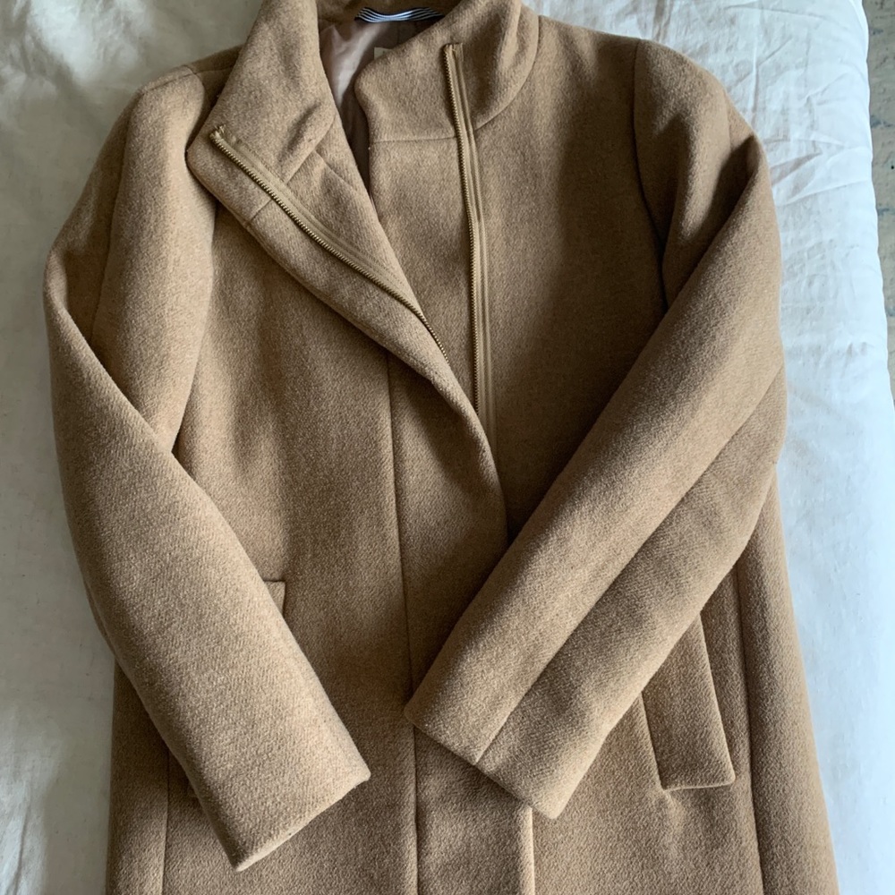 Jcrew “City Coat” in beige